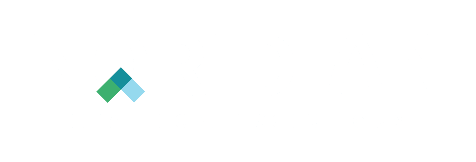 White Noridian Healthcare Solutions logo on black background with icon in green, teal, and sky blue.